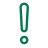 exclamation icon exclamation icon