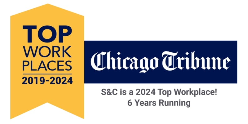 Chicago Tribune Top Work Places 2019-2024 Logo