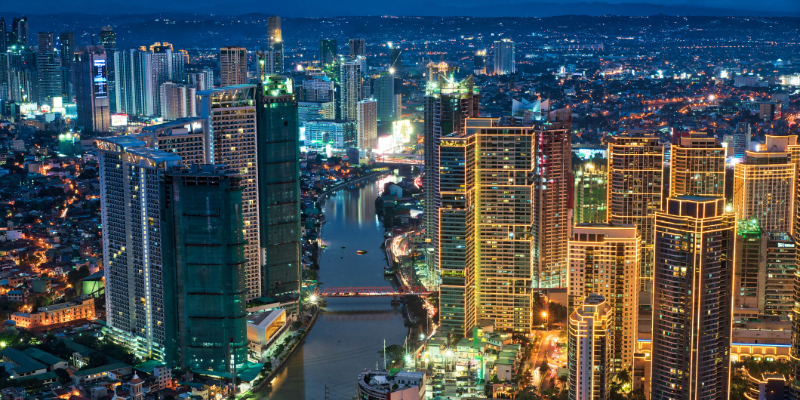 Manila Makati at Twilight